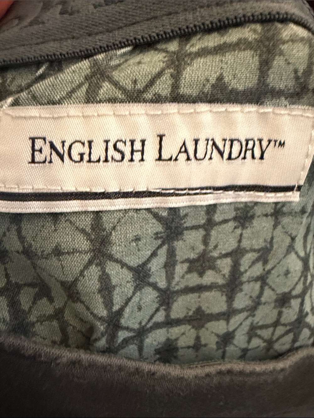 English Laundry Men’s 36x32 Olive Green Stretch Straight Leg 5 Pocket Pants - Picture 6 of 7